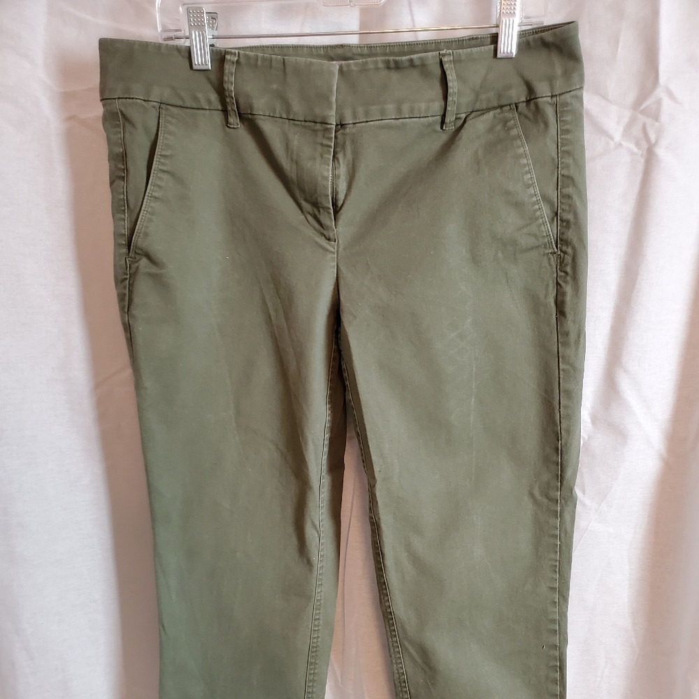 Loft original crop- hunter green